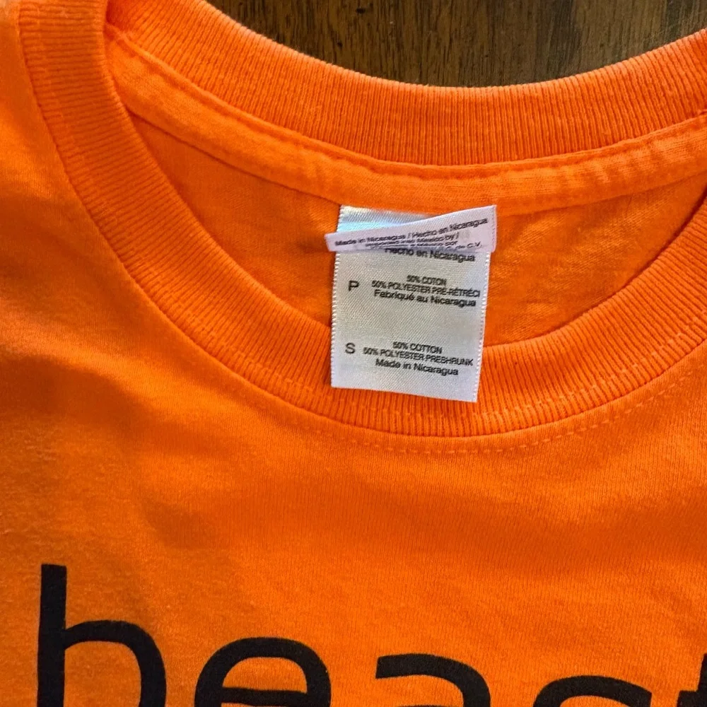 Men's Orange Short Sleeve Tee - Picture 3 of 5